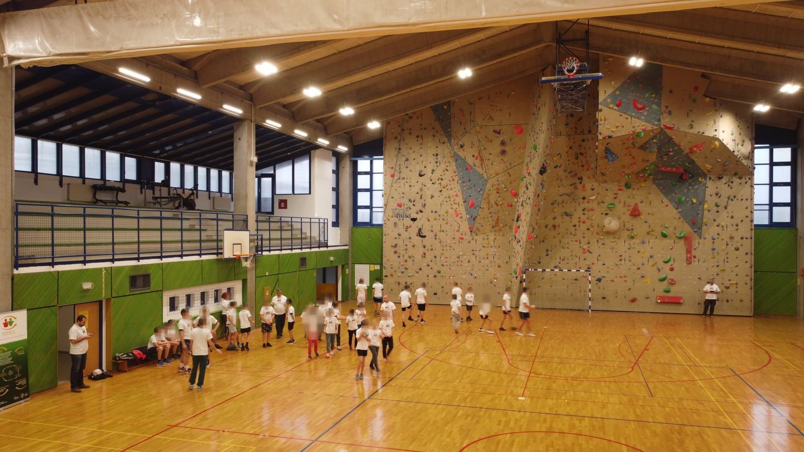 Dvorana Zavoda sv. Stanislava tijekom 1. kampa